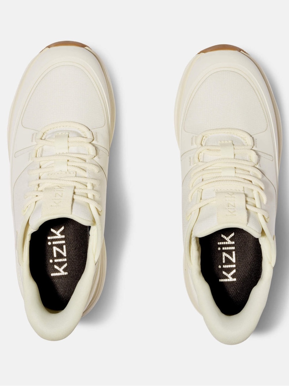 Kizik Women’s Low Top London AT Cream Lightweight Sneakers